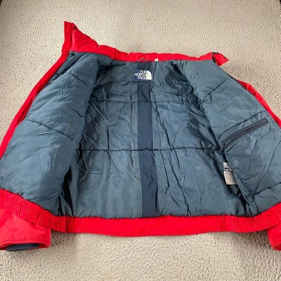 VTG The North Face Quallofil Jacket Puffer Ski Color Block Men L Fit M *Flaws - Picture 6 of 16
